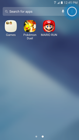 Galaxy A5 (2017): How do I create a folder on my Samsung Galaxy A5 2017 (SM-A520W)?