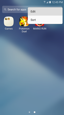 Galaxy A5 (2017): How do I create a folder on my Samsung Galaxy A5 2017 (SM-A520W)?