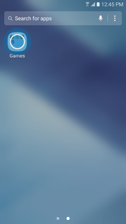 Galaxy A5 (2017): How do I create a folder on my Samsung Galaxy A5 2017 (SM-A520W)?