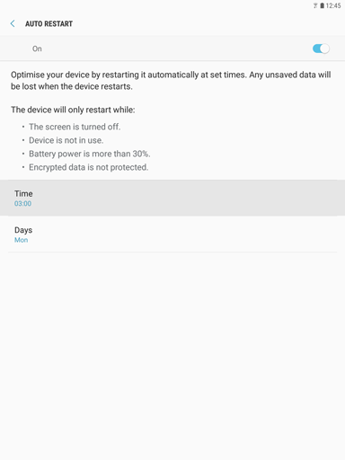 Auto restart 5
