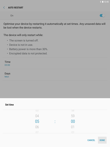 Auto restart 6