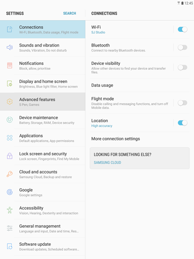 How do I monitor and extend battery life for my Galaxy Tab S3?