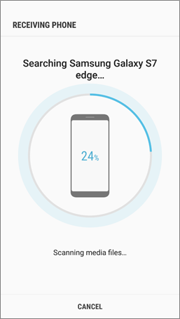 How to transfer data from my BlackBerry to my new device with Smart Switch?
