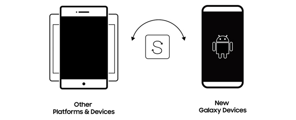 How can I check data transferred from my old device on my new device with Smart Switch?