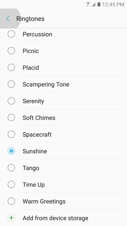 How can I assign different ringtones to different contacts on my Samsung Galaxy A5 2017?