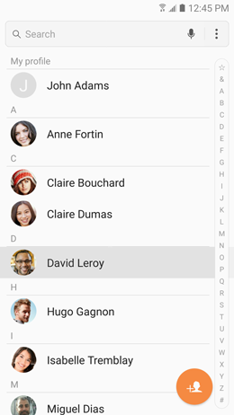 How can I assign different ringtones to different contacts on my Samsung Galaxy A5 2017?