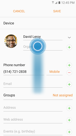 How can I assign different ringtones to different contacts on my Samsung Galaxy A5 2017?