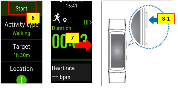 Gear Fit2 Pro: How to use Exercise feature