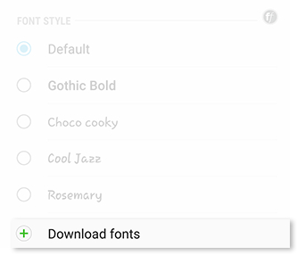 Font and screen size 3