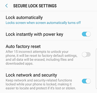 Galaxy Note8: How do I set a screen lock for my Samsung Galaxy Note8 (SM-N950W)?