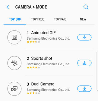 Download Camera Modes