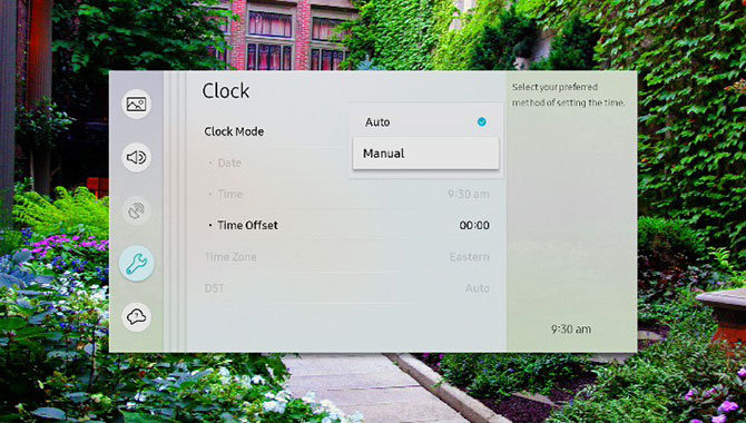 Setting the Clock Manually 2