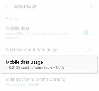 Monitor Data Usage 1