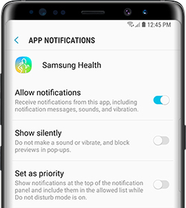 Customize App Notifications