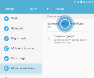 Galaxy Tab A: How do I print images or documents directly from my Samsung Galaxy Tab A?