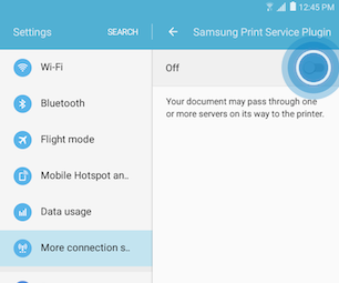Galaxy Tab A: How do I print images or documents directly from my Samsung Galaxy Tab A?