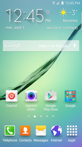 Galaxy S6 edge: Mode ne pas déranger (SM-G925W)