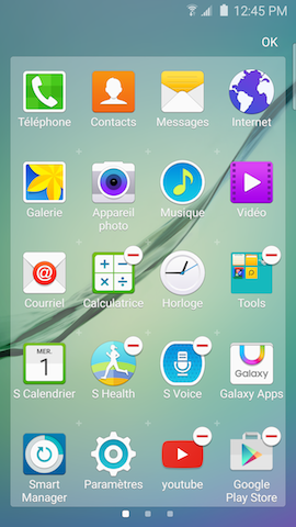 Galaxy S6 edge: Désinstaller ou désactiver des applications (SM-G925W)