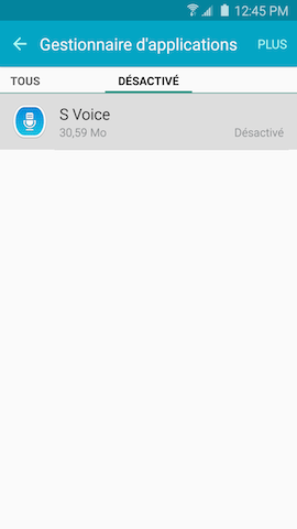 Galaxy S6 edge: Désinstaller ou désactiver des applications (SM-G925W)