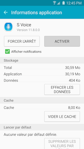 Galaxy S6 edge: Désinstaller ou désactiver des applications (SM-G925W)