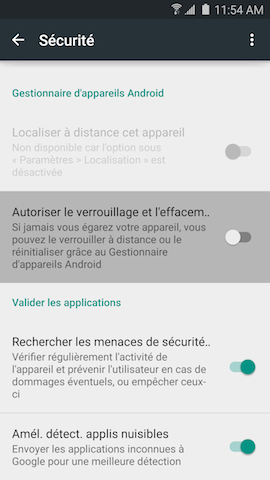 Galaxy S6 edge: Effacer toutes les données personnelles (SM-G925W)