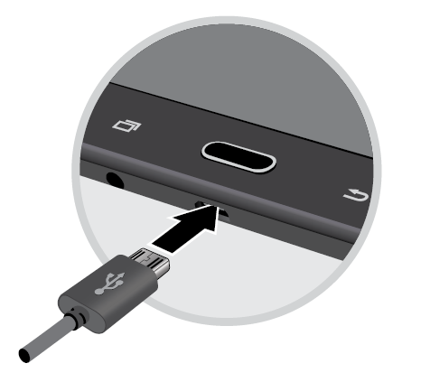 Galaxy Tab A: Charger la pile (SM-T350)