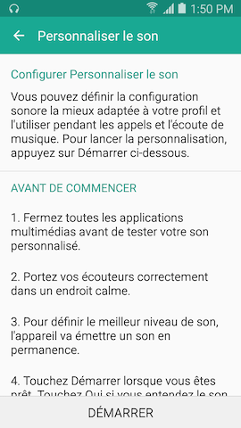 Galaxy S5 (Lollipop): Augmenter le volume d'appel (SM-G900W)
