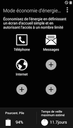 Galaxy S5 (Lollipop): Gérer l’autonomie de la pile (SM-G900W)