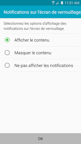 Comment modifier le type de verrouillage de l ecran de mon Samsung Galaxy S6