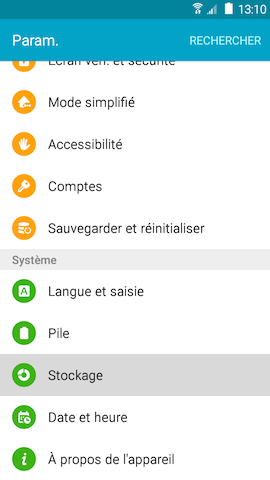 Grand Prime: Insérer ou retirer une carte mémoire (SM-G530W)