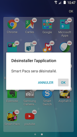 Grand Prime: Désinstaller ou désactiver des applications (SM-G530W)