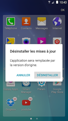 Grand Prime: Désinstaller ou désactiver des applications (SM-G530W)