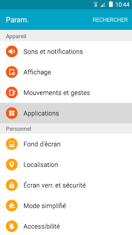 Grand Prime: Désinstaller ou désactiver des applications (SM-G530W)