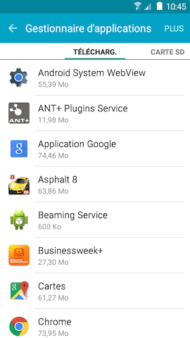 Grand Prime: Désinstaller ou désactiver des applications (SM-G530W)