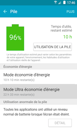 Grand Prime: Gérer l’autonomie de la pile (SM-G530W)