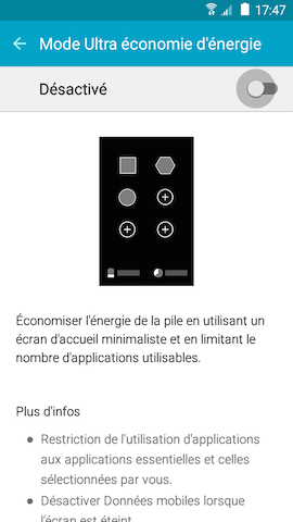 Grand Prime: Gérer l’autonomie de la pile (SM-G530W)