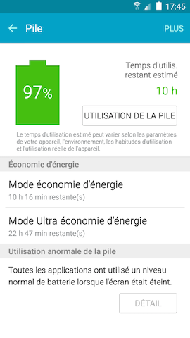 Grand Prime: Gérer l’autonomie de la pile (SM-G530W)