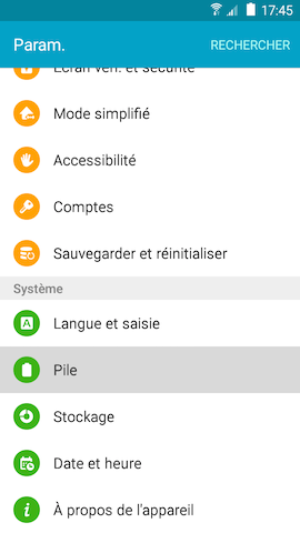 Grand Prime: Gérer l’autonomie de la pile (SM-G530W)