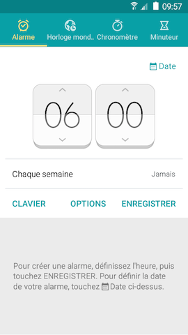 Grand Prime: Alarme de réveil (SM-G530W)