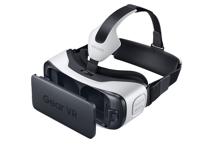 Alors que vous portez la Gear VR, tournez la molette de réglage de la mise
