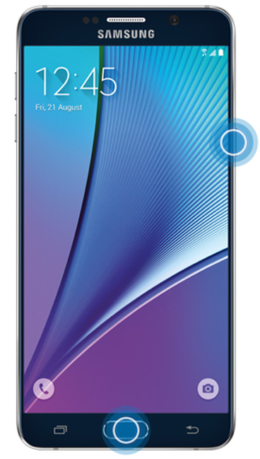 Galaxy Note5: Réaliser une capture d’écran (SM-N920W)