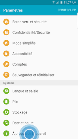 Galaxy S6 edge+: Numéro de série et code IEMI (SM-G928W)