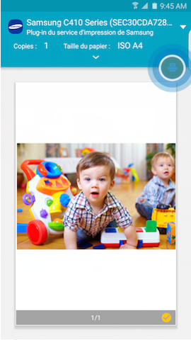 Galaxy S6 edge+: Imprimer un document (SM-G928W)
