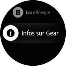 Gear S2: Connecter la Gear S2 à un appareil mobile Samsung (SM-R720)