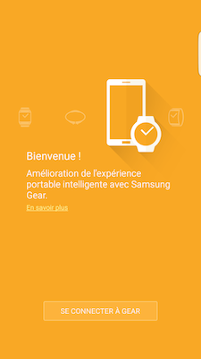 Gear S2: Connecter la Gear S2 à un appareil mobile Samsung (SM-R720)