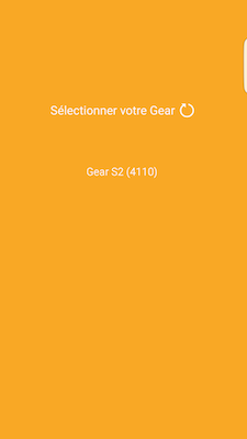 Gear S2: Connecter la Gear S2 à un appareil mobile Samsung (SM-R720)