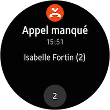 Gear S2: Gérer les notifications (SM-R720)