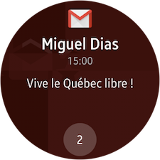 Gear S2: Gérer les notifications (SM-R720)
