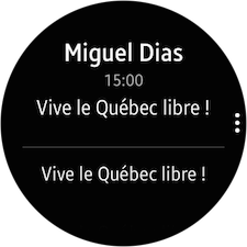 Gear S2: Gérer les notifications (SM-R720)