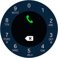 Gear S2: Passer un appel téléphonique (SM-R720)
